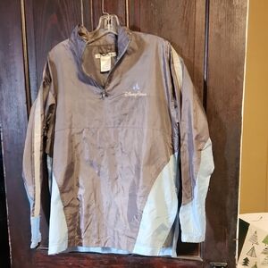 Disney Parks Gray And Blue Windbreaker
